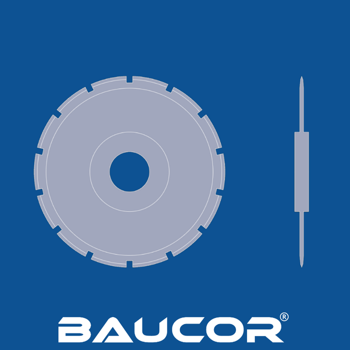 3" Diameter Slotted Tooth Perforation Circular Blade, Part Number 90084